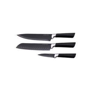 Master core svart knivset 3-del